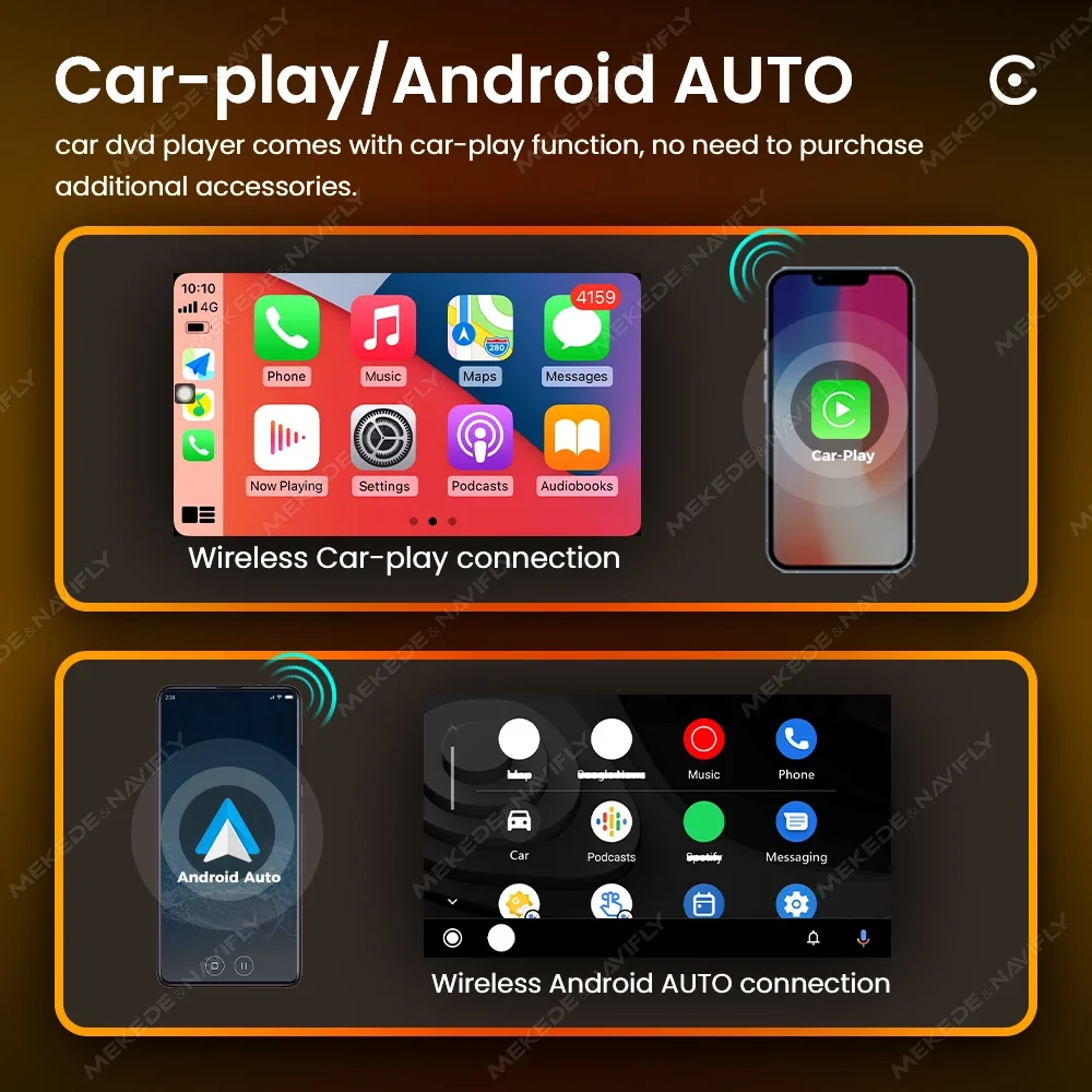 نظام أندرويد 6.86 بوصة Carplay راديو السيارة HD شاشة تعمل باللمس العالمي Autoradio ستيريو الوسائط المتعددة فيديو MP5 لاعب TF ميناء الكاميرا
