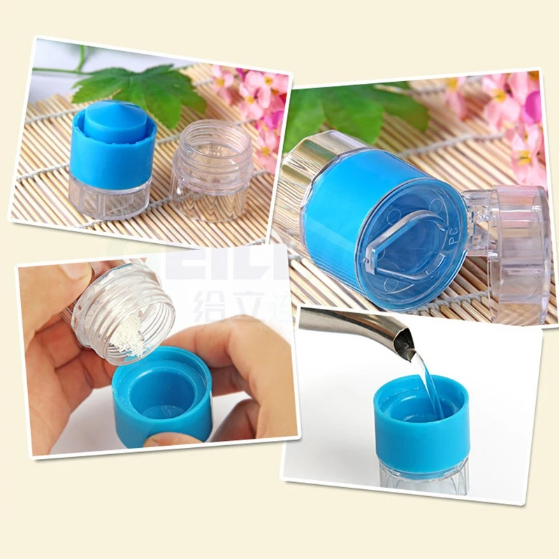 4 in 1 Portable 4 Layer Powder Tablet Pill Grinder Powder Cutter Medicine Splitter Box Storage Breaker Slicer