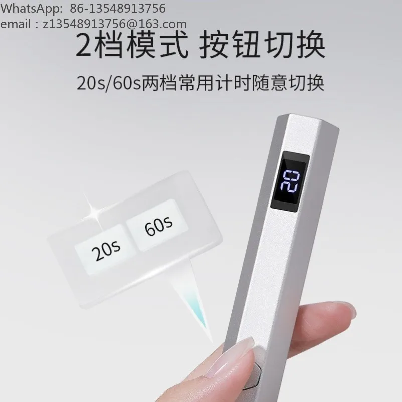 8s Fast Cure Handheld Nail UV Lamp Mini Portable Nail Light for Nail Tip Glue Gel Polish Curing Manicure Tool