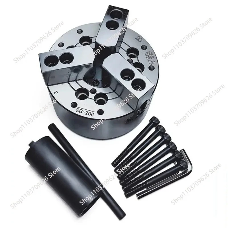 Hydraulic high-speed hollow power chuck  High-quality lathe chuck numerical control lathe self-centering chuck