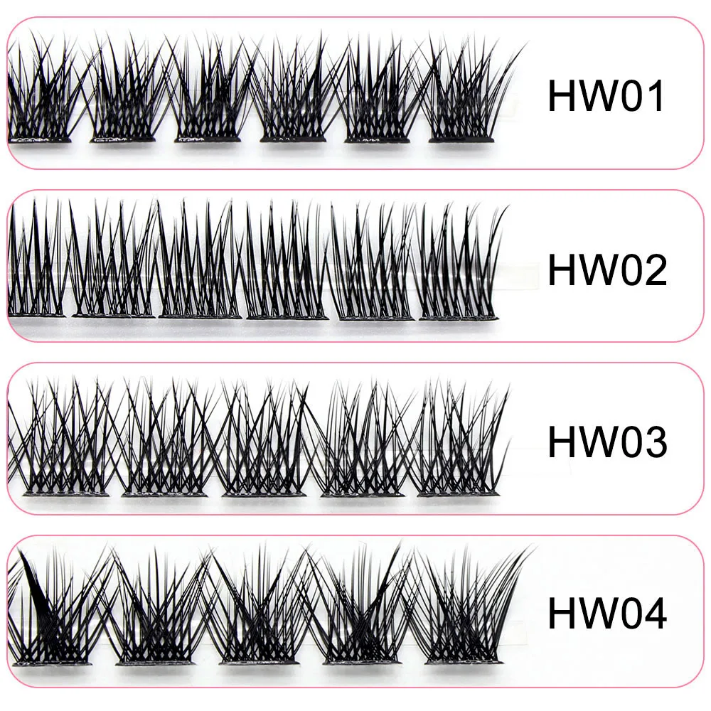 Moonlily 3D-Wimpernverlängerung aus Seide, lose segmentierte DIY-Cluster-Falsche Wimpern, superweicher, natürlicher Stil, persönliches Make-up, Zilien – Detail 13