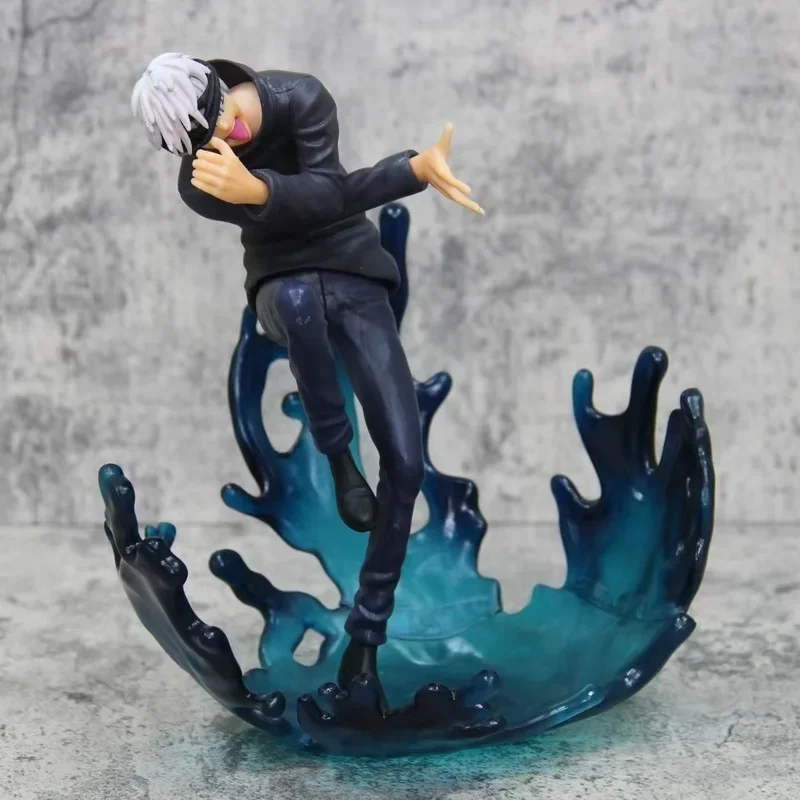 New 23cm Jujutsu Kaisen Satoru Gojo 5 T 5 Anime Action Figure Pvc Collectible Model Toys Ornaments Desktop Children Funny Gifts