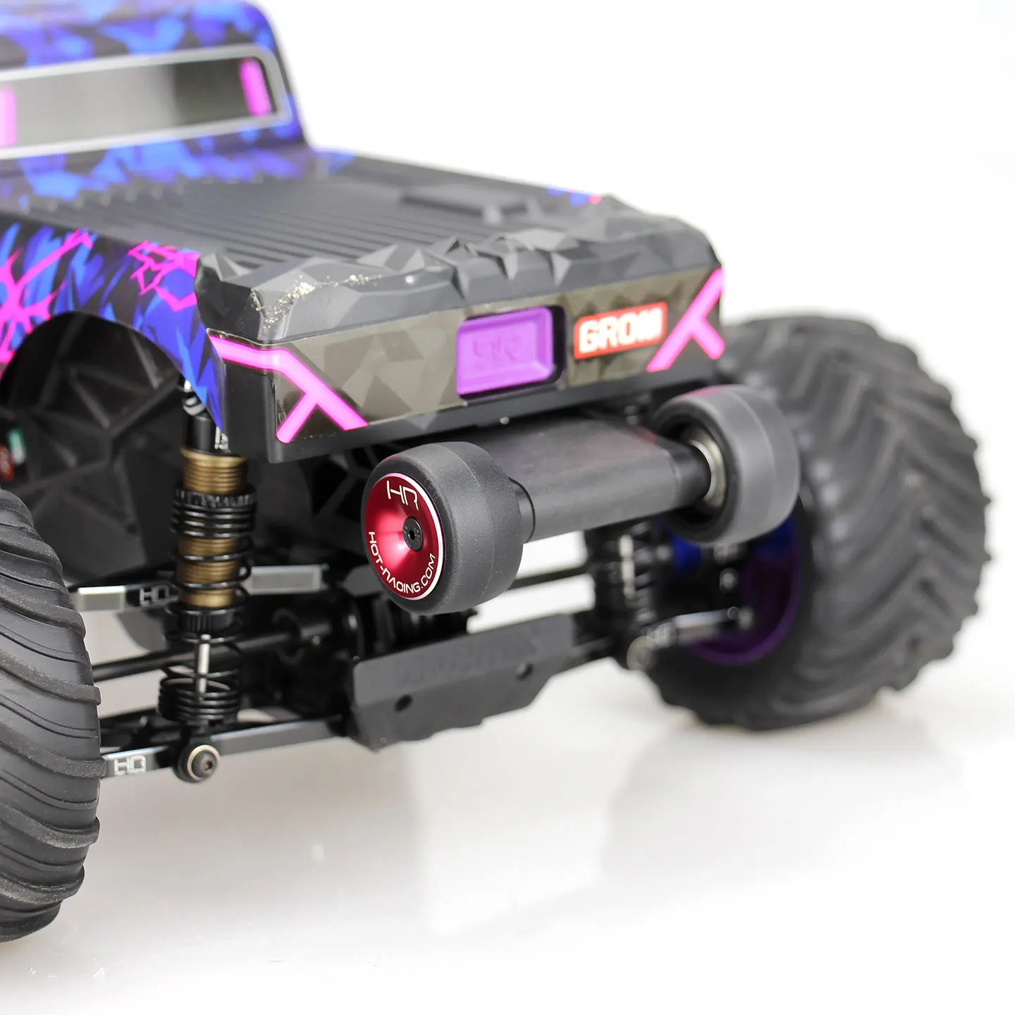 HR ARRMA 1/16 Gorgon Grom Magic Snake 1/16 Quake Grom Quick Customer Bearing Version Tail Wheel + Wheel Cover