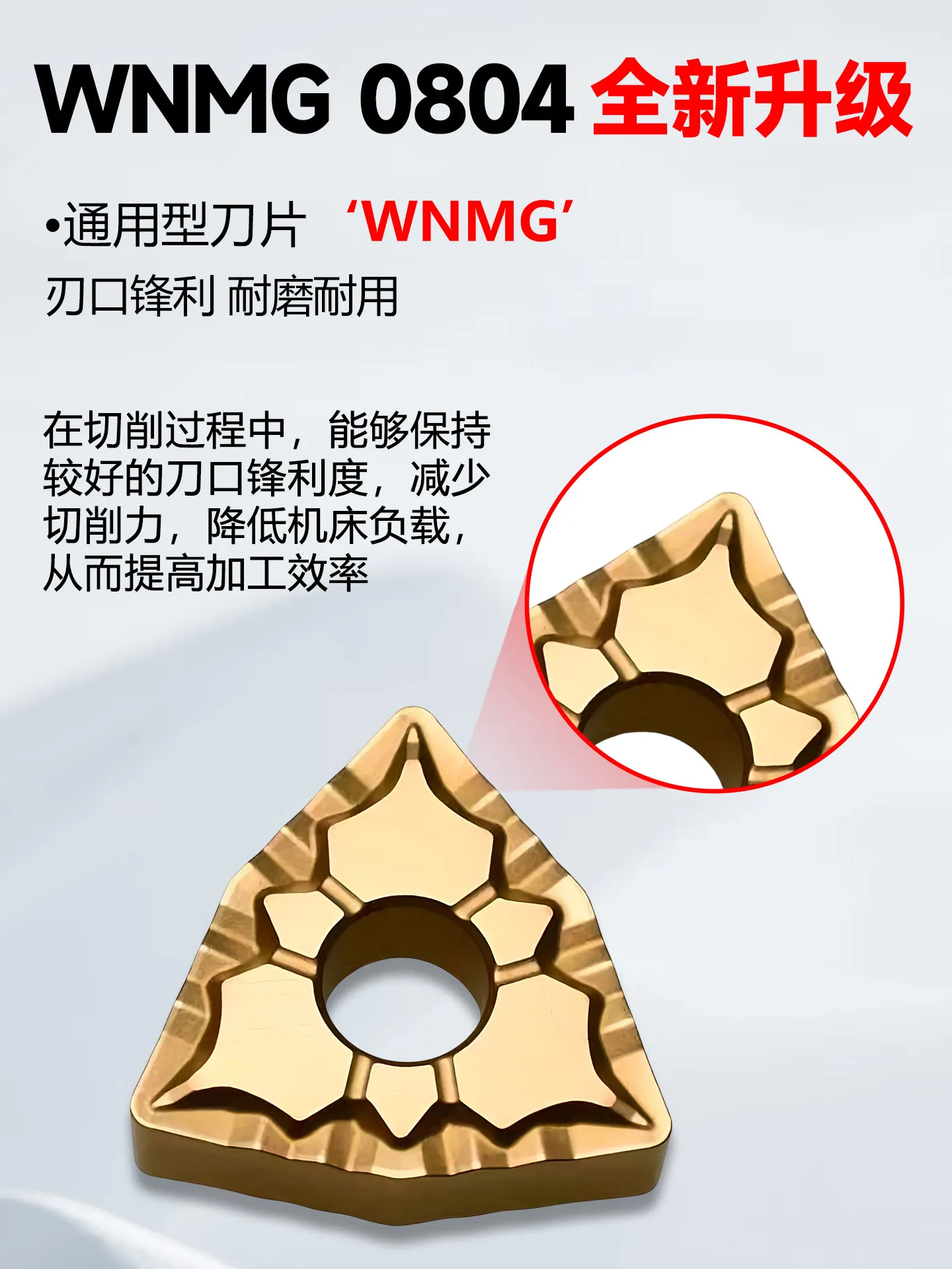 WNMG080404-43/WNMG080408-43/WNMG080412-43 CNMG120408-43 Duracarb Carbide Inserts