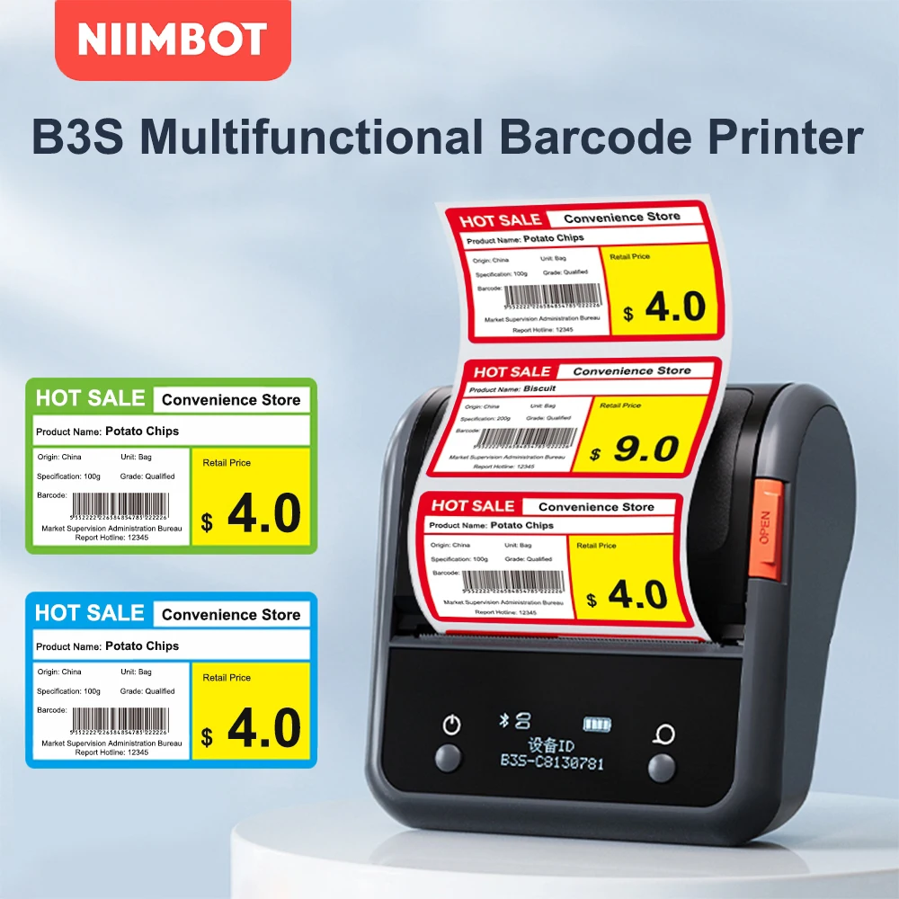NIIMBOT B3S La meilleure imprimante thermique portable pour étiquettes en 2024