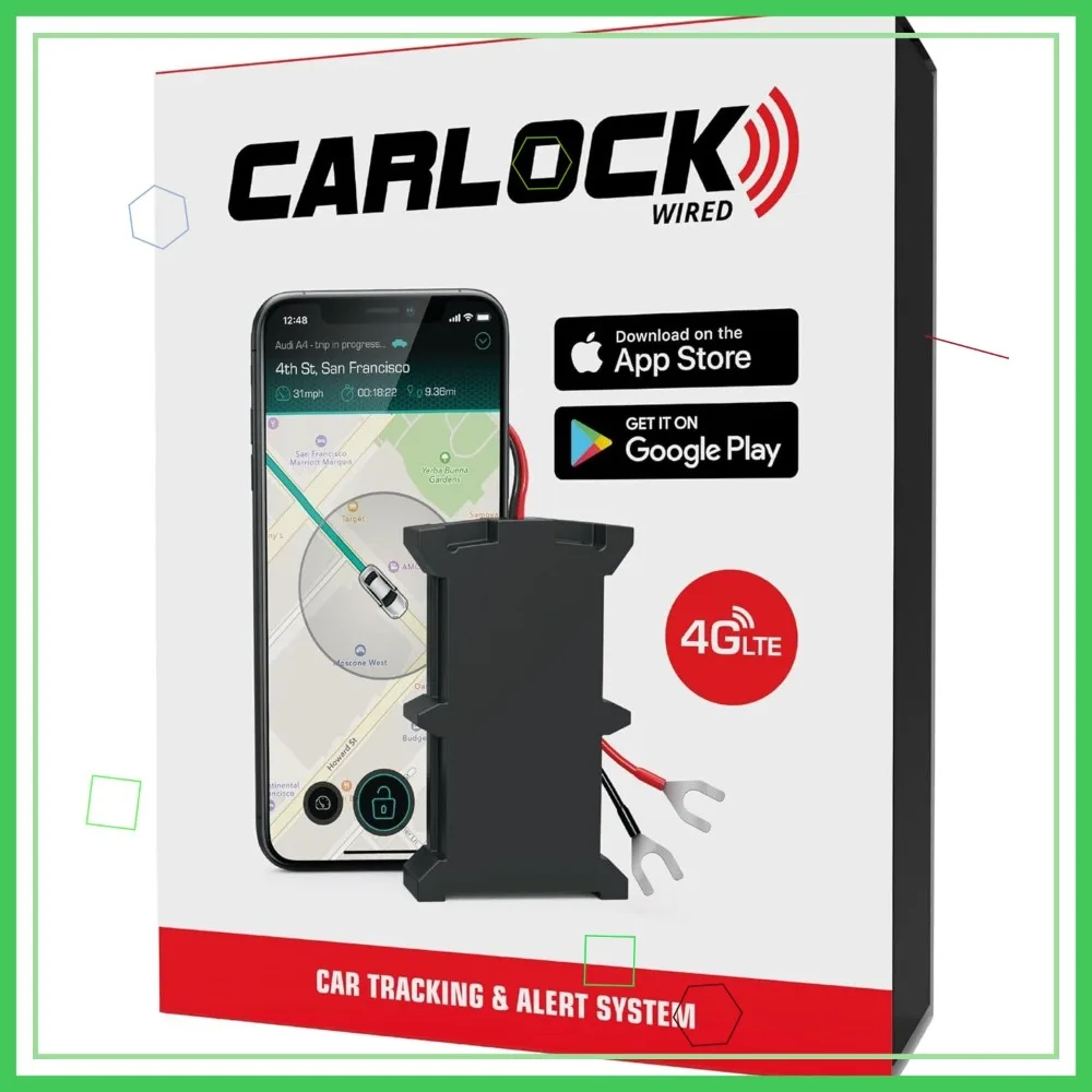 

Hidden GPS Tracker 4G LTE Real-Time Monitoring Anti Theft Car Device Easy Install 12-24V