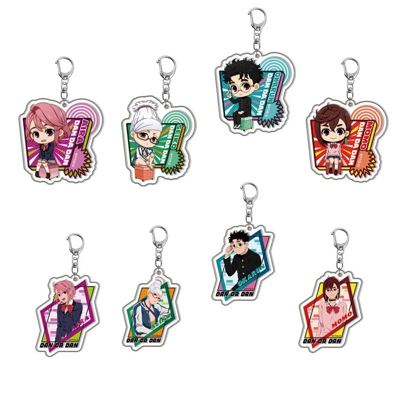 

Anime S.h.figuarts Dandadan Ayase Momo Takakura Ken Figures Acrylic Key Chain Couple Cartoon Backpack Pendant Toys Gift for Fans