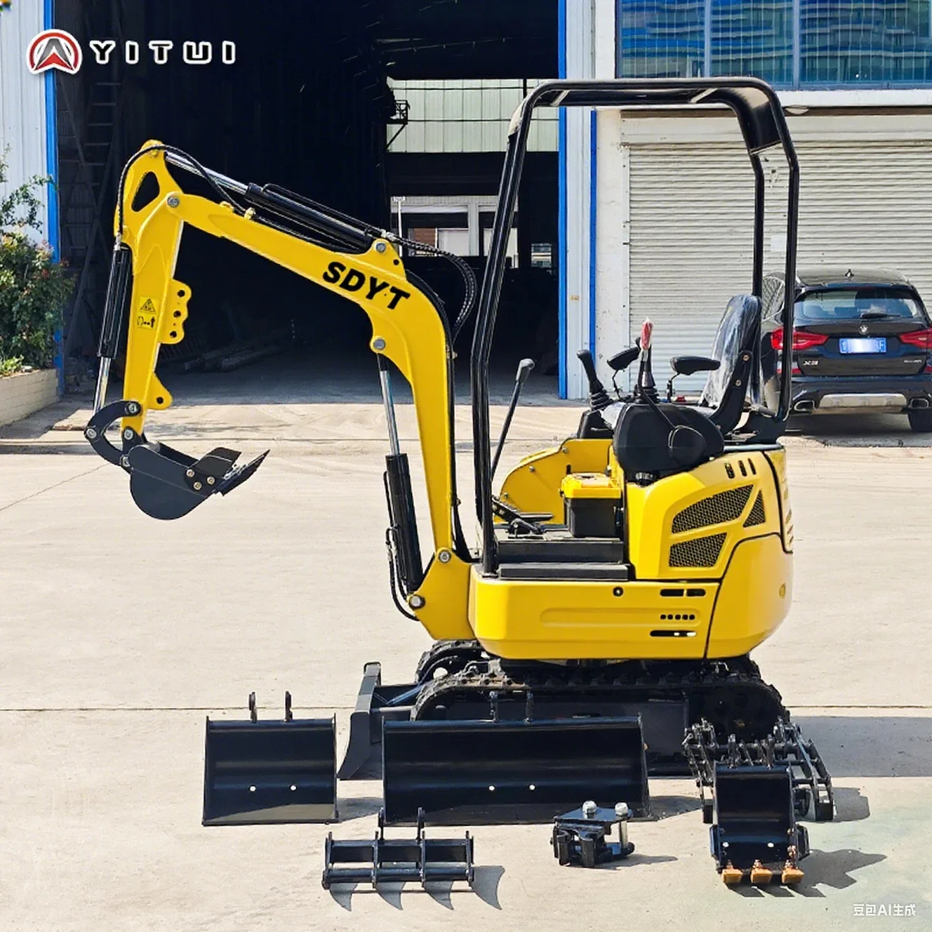 Prezzo speciale di fabbrica cinese personalizzato Mini escavatore cingolato da 1,5 tonnellate Ce Epa Euro 5 Kubota Motore Mini escavatore cingolato personalizzato