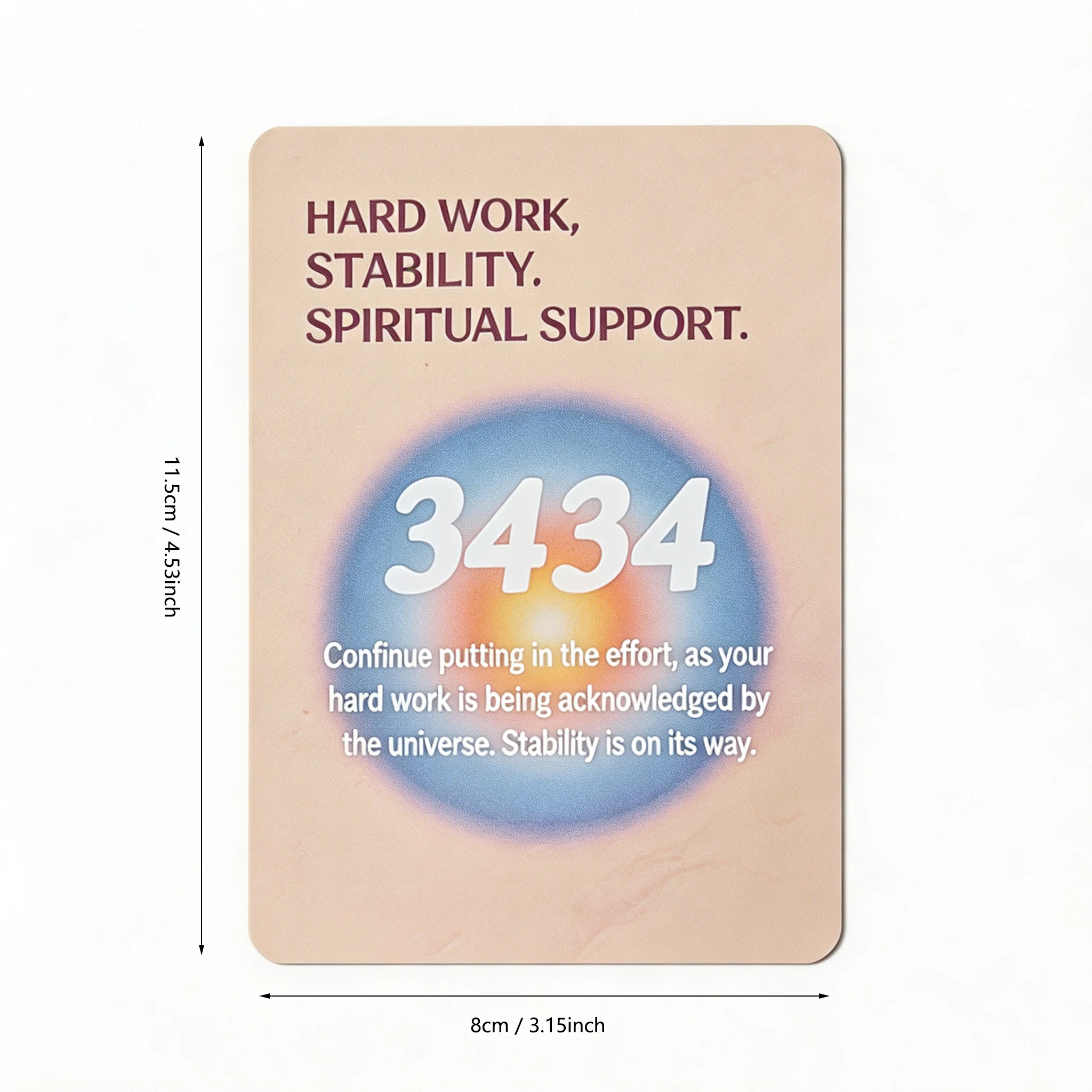 Angel Numbers Oracle, 50‑Card Deck in Tin Box & Guidebook, 11.5*8cm Spiritual Angel Number Affirmation Cards