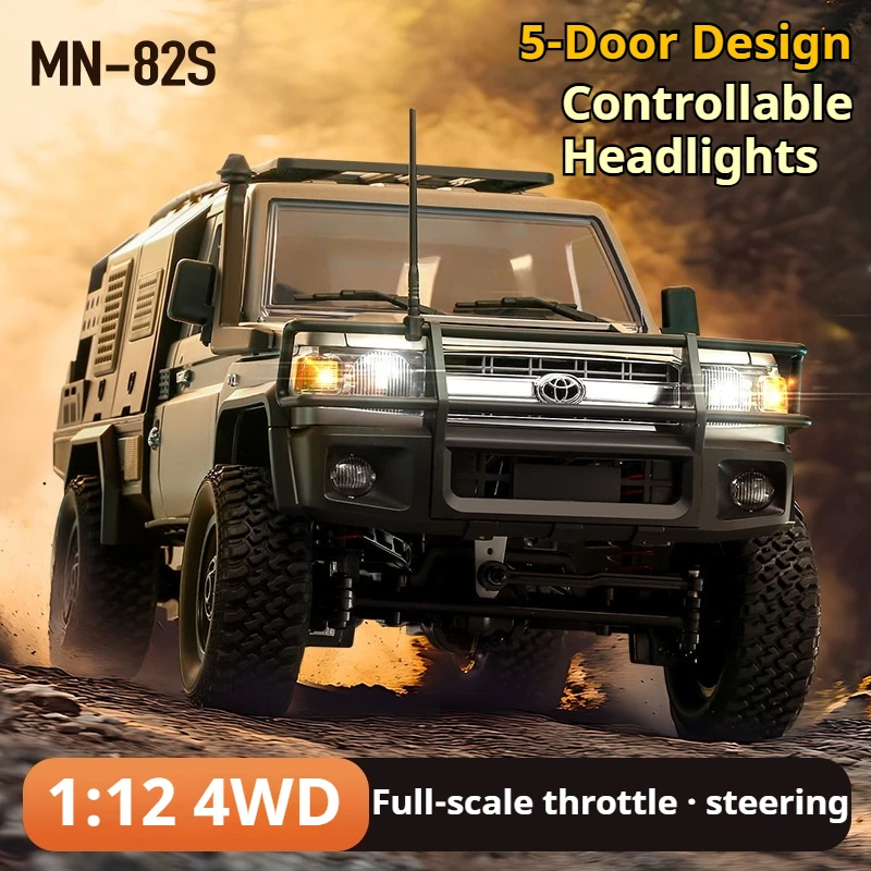

Радиоуправляемый автомобиль MN82S, обновленная версия легкосплавных колес, металлический приводной вал, внедорожный альпинистский велосипед 4x4, полномасштабная модель пикапа 4WD 1:12