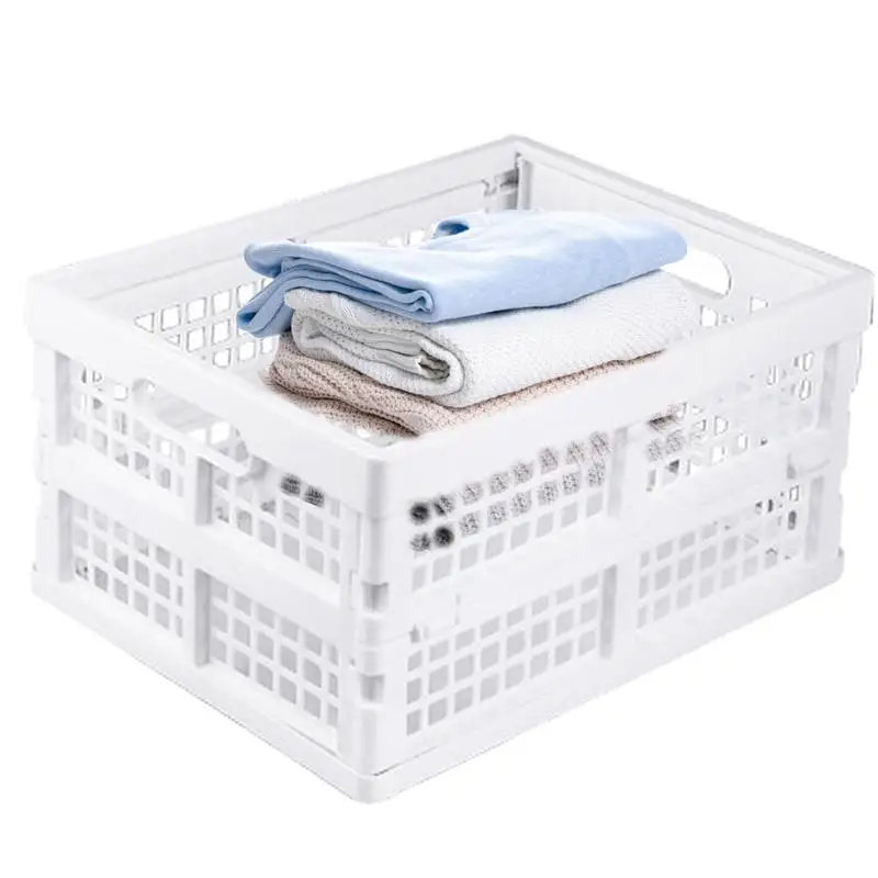 

Foldable Storage Basket Hollow Folding Laundry Hamper Multipurpose Laundry Basket Portable Clothes Hamper For Bedroom