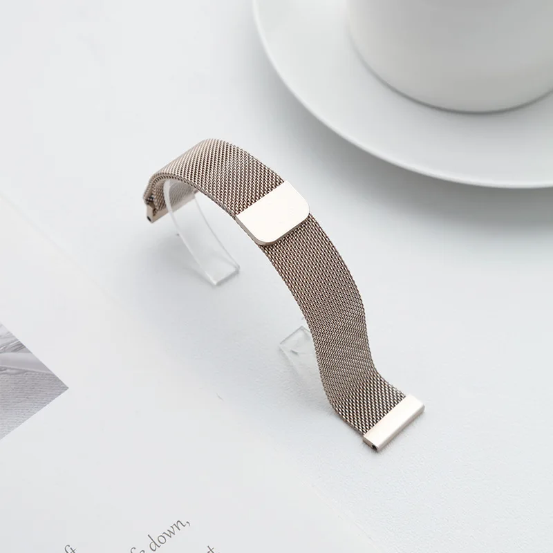 Milanese Magnet watch strap 16mm width size Stainless Steel Watch Band Milanese Magnetic Loop Strap for General watch