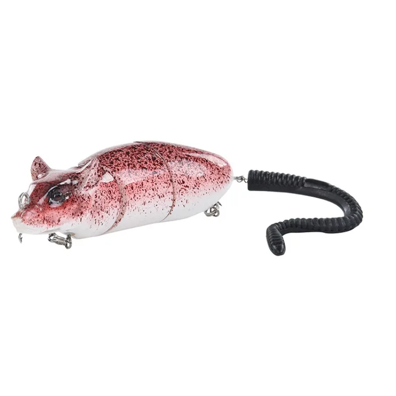 

72g3sections Mice Rat Tube Frog Artificial Bait For Fishing Tackle Mouse Swimbait Pike Bass Floating Fishing Lures Topwater bait
