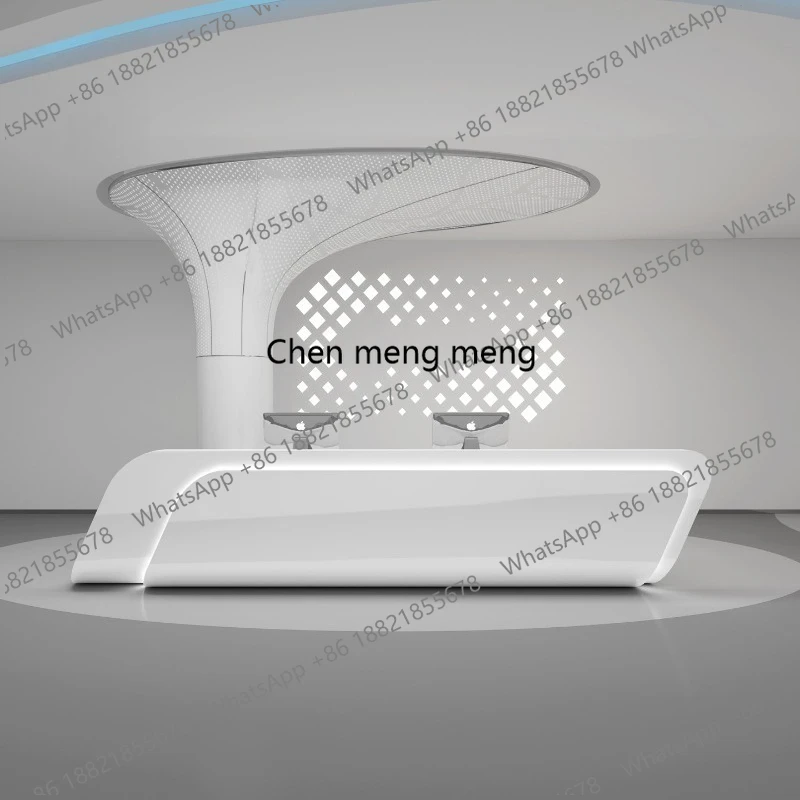

Italian Minimalist Reception Desks Nordic Luxury Beauty Salon Clothing Store Cashier Desk Creative Commercial Furniture