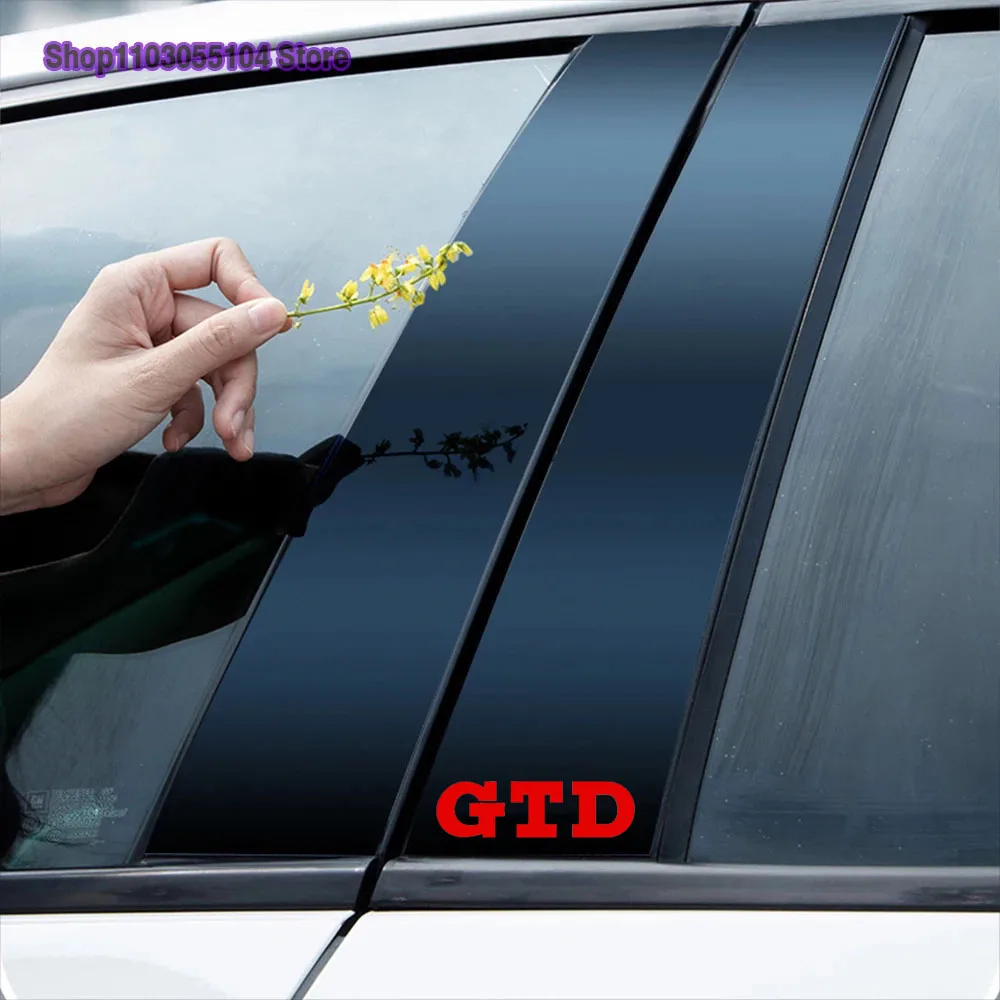 4 قطعة عاكس GTD GTE جسم السيارة ملصقات الفينيل لشركة فولكس فاجن فولكس فاجن جولف 8 MK8 كلوبسبورت العقارية R Line Alltrack #5