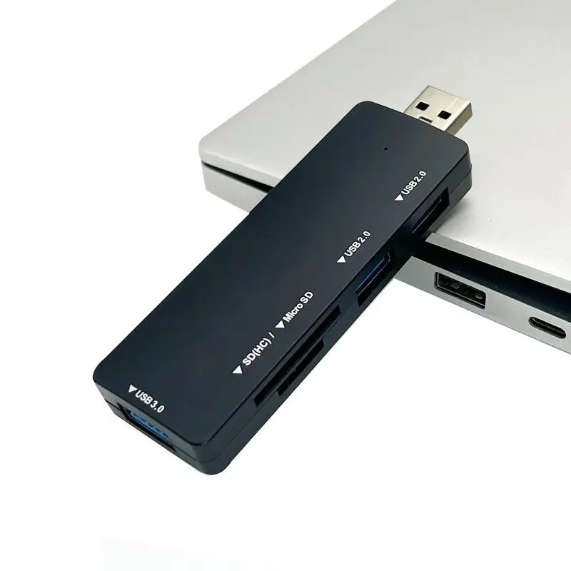 محطة إرساء USB شديدة التحمل، موسع منفذ USB 5 في 1، محور USB صغير متعدد الوظائف، ثابت USB C، محطة إرساء للكمبيوتر المحمول Ultra