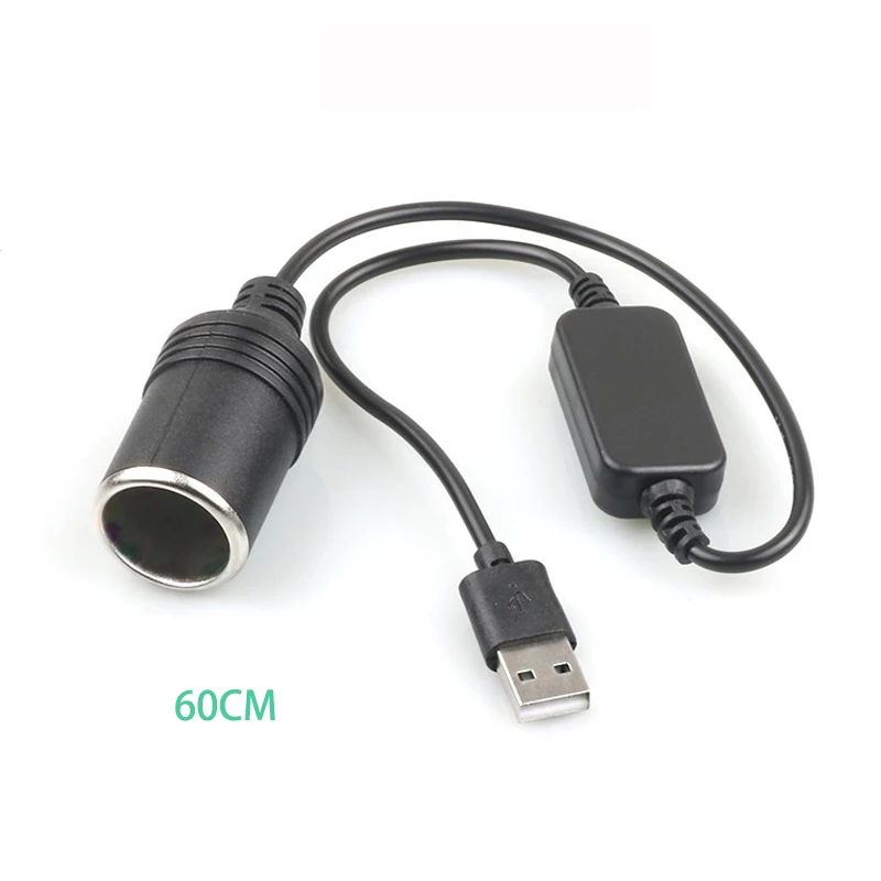 USB-Kfz-Zigarettenanzünder-Konverter mit Drehfunktion, 5V 2A USB zu 12V, für Zigarettenanzünder-Buchsen, Autoelektronik – Detail 2