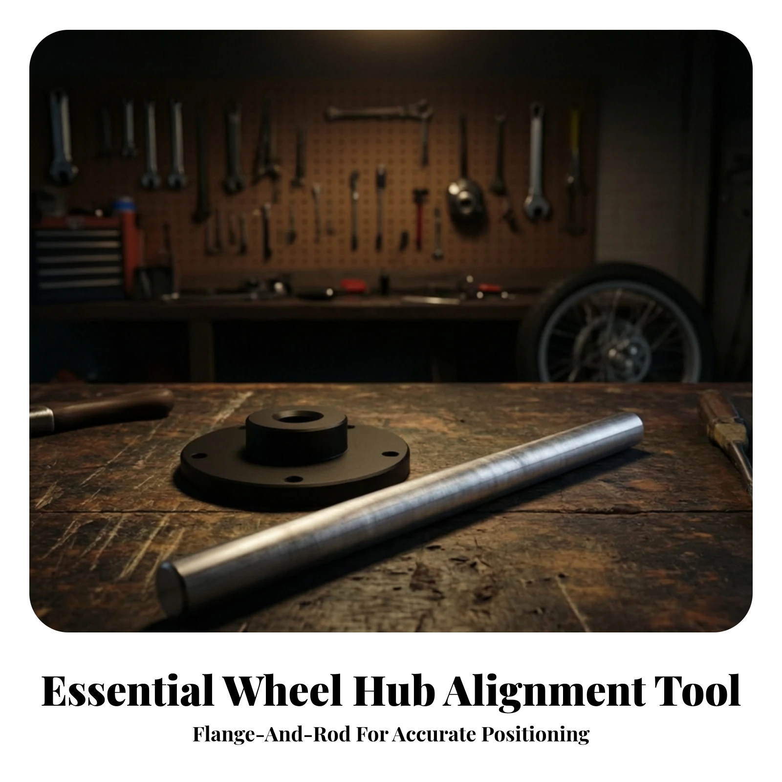 Wheel Hub Correction Tool Professional-Grade Wheel Hub Alignment Accessory Heavy-Duty Wide Compatibility