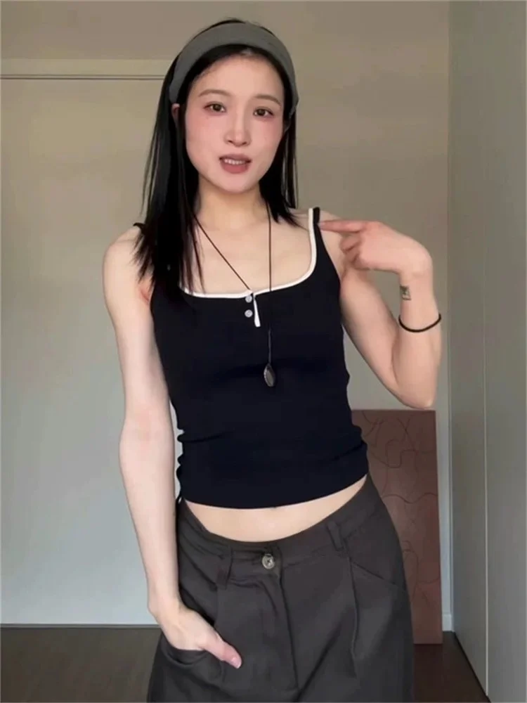 Women's 95% Cotton Tank Top with Integrated Chest Pad Spring Summer New Style plus Size Innerwear Outerwear Slimming Base Layer