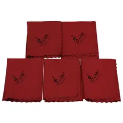 Set of 5 Polishing Cloth Cleaning Cloth for Guitar, Violin, Piano Instrument Cleaning Cloth Polishing