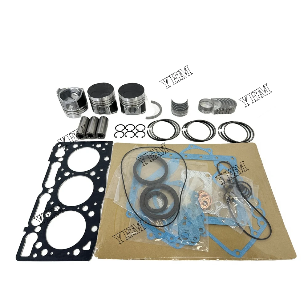 Overhaul Re-ring Kit For Kubota D905 D905E D905B D905BH Tractor Engine Repair