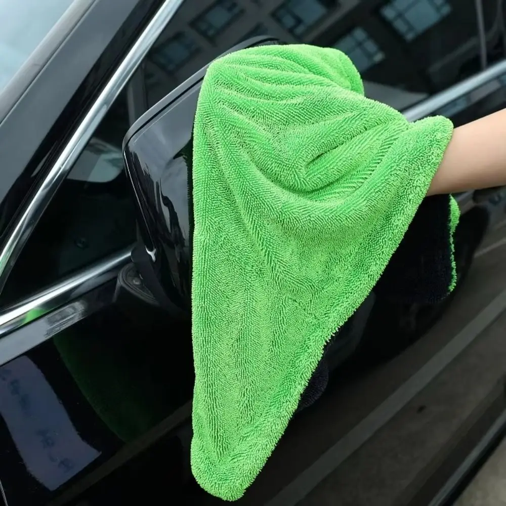 Super Absorbent Car Drying Towel Scratch-Free Twist Loop Microfiber Towel Double-Sided Large Size Car Cleaning Towel Car Washing