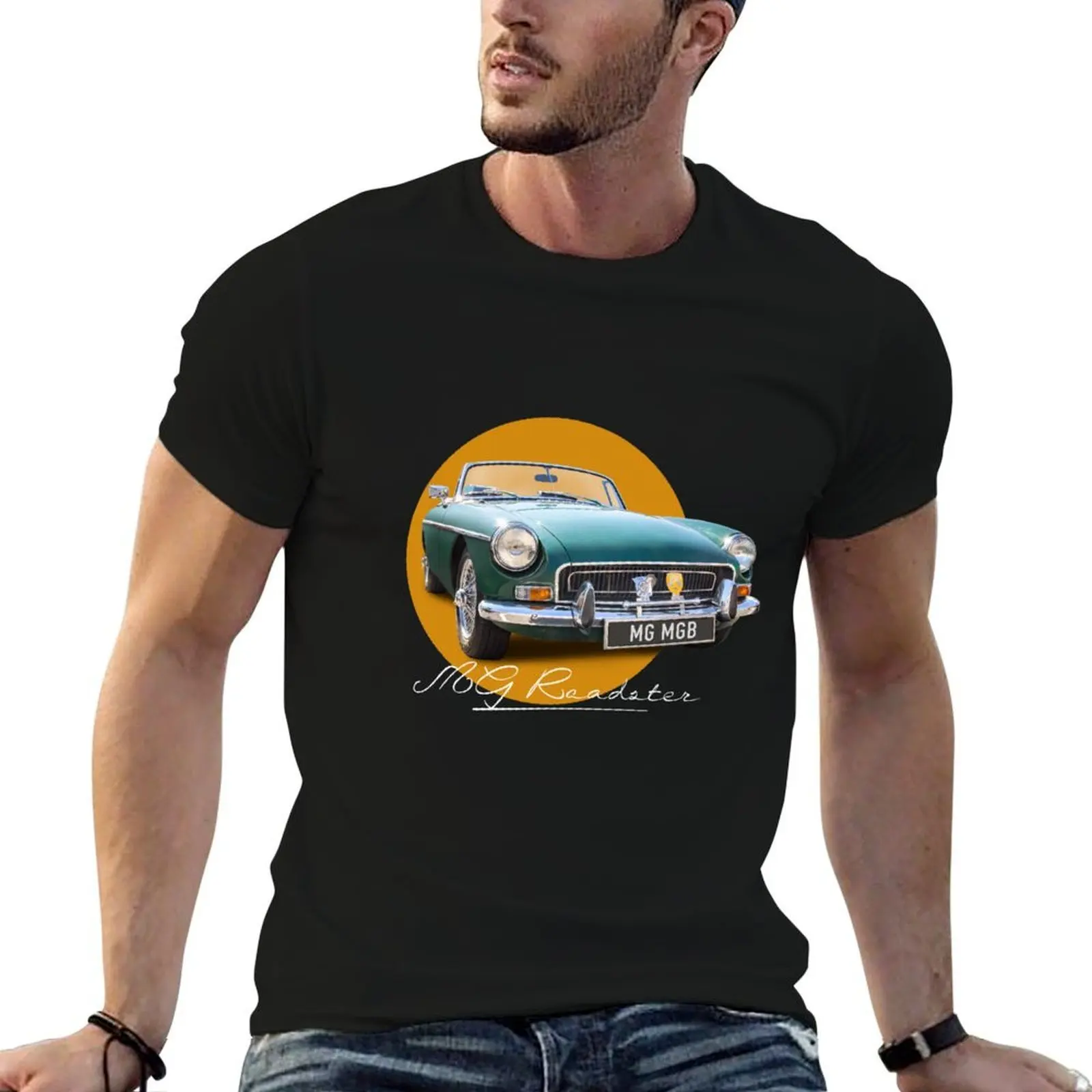 

MG MGB Roadster T-Shirt man t shirt cotton t shirts cotton 100% anime t shirts for man T-shirt
