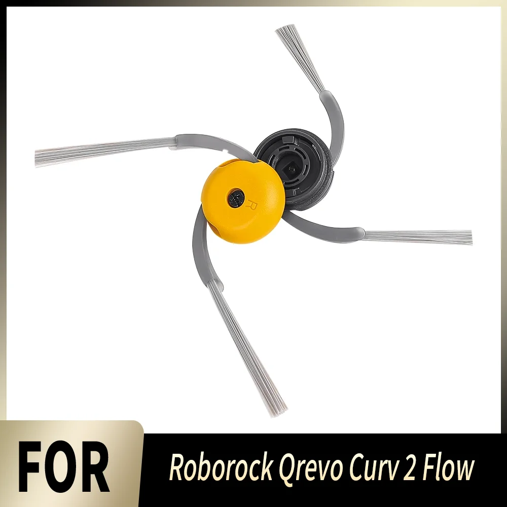 Side Brush For Roborock Qrevo Curv 2 Flow Vacuum Cleaner Replacement Edge Brush Spare Parts P20 Running Water Cleaning Kit