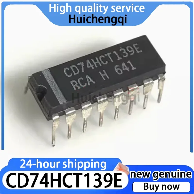 5PCS Genuine CD74HCT139E Packaged PDIP-16 Line Decoder/multiplexer