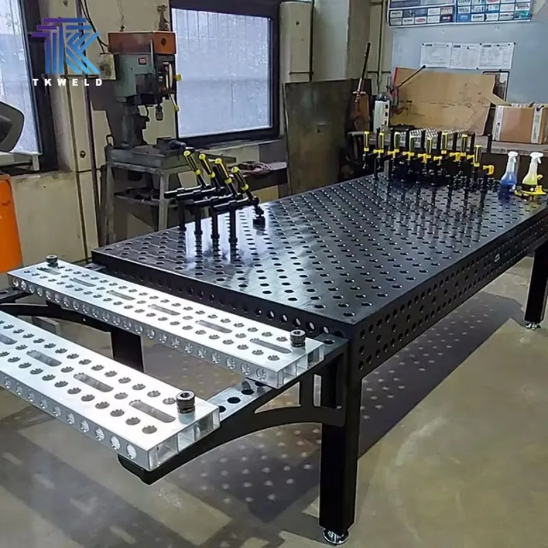 High Quality 2D 3D Flexible Plasma Nitriding Cast Iron Welding Table 2000*1000*200mm Premium Soldering Station