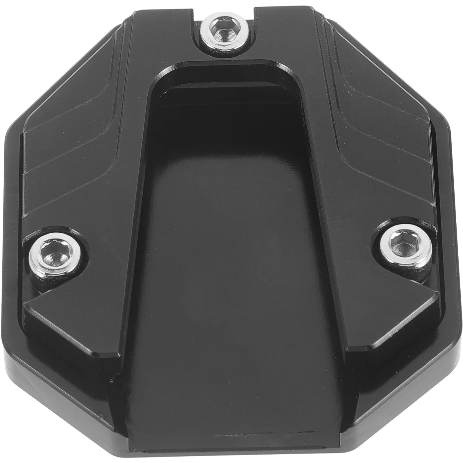 

1PC Motorcycle Side Plate Anti Kickstand Pad for Motorbike Foot Support Extension Board Aluminum Random Color