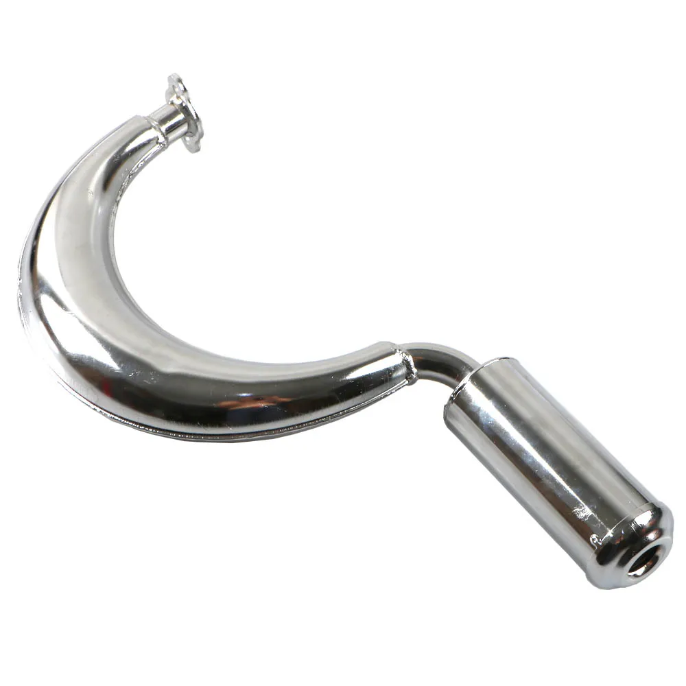 Half Moon Banana Exhaust Muffler Pipe Steel for 2 Stroke 49cc 60cc 66cc 80cc Engines Motorized Bicycle