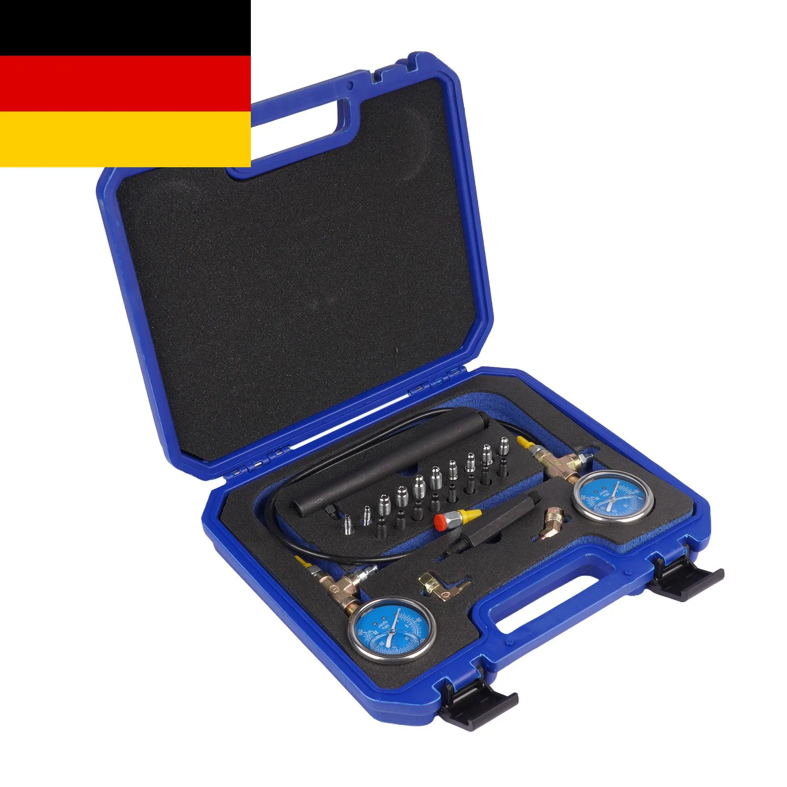Image of AP03 NEUES Bremssystem-Diagnosetool - Universeller Bremsdrucktester 0-3500PSI Universelles Bremsdruckmessgerät-Set