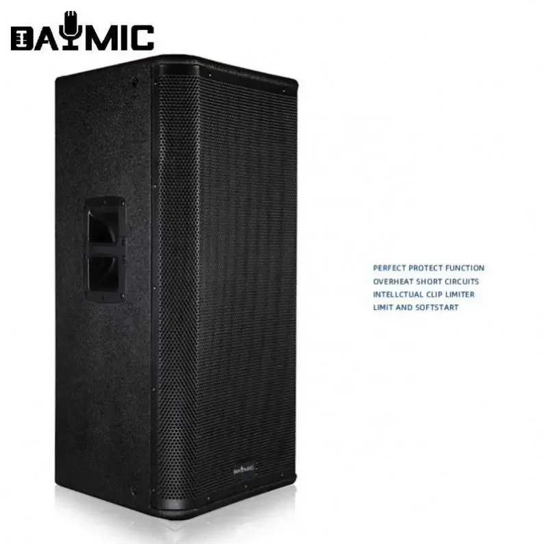 Professional Hot Sell 15 Inch Speaker Active Full Frequency Speaker With 1000 W Audio Power Amplifier For Dj Show Outdoor