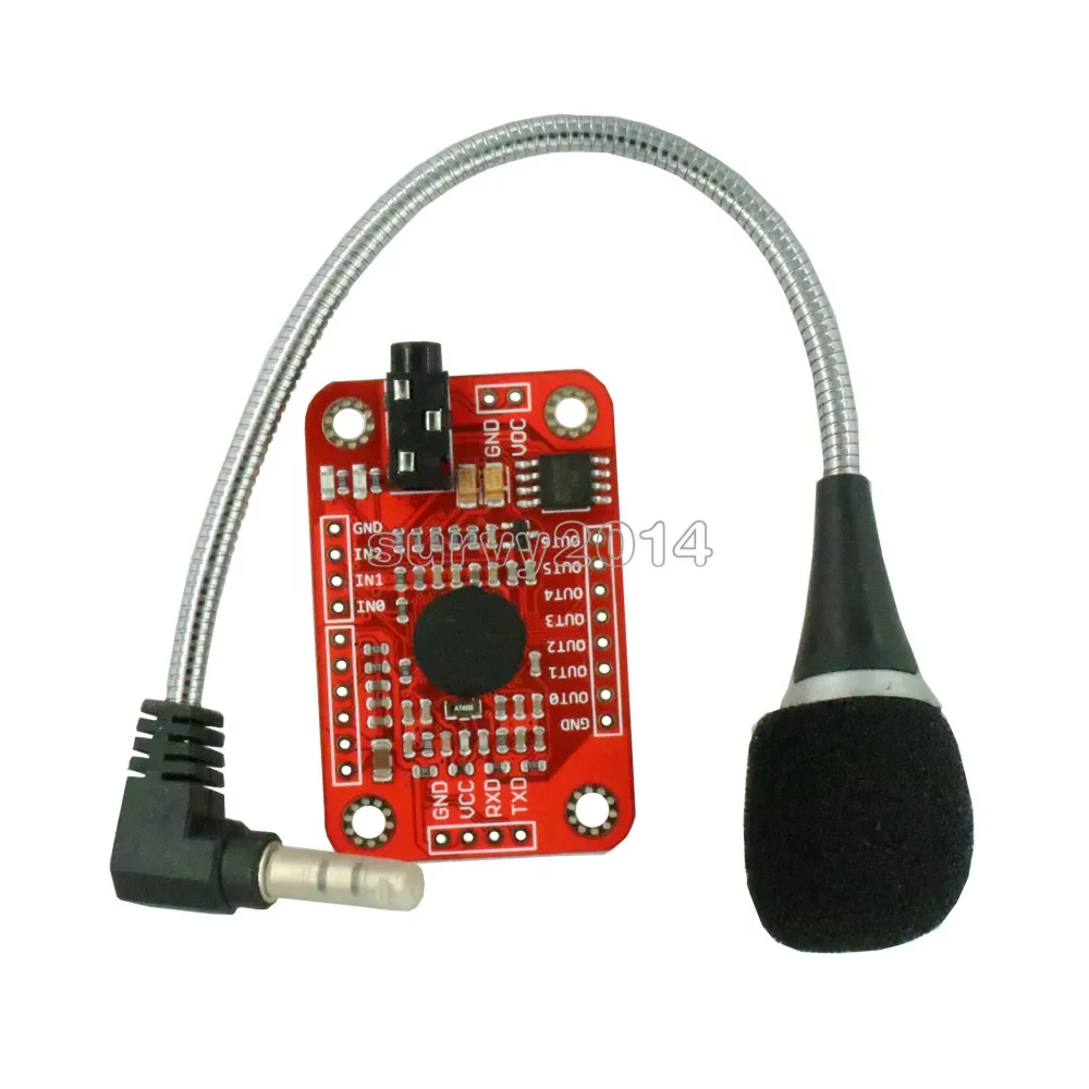 

1set Voice Recognition Module V3 Speed Recognition compatible with Ard for Arduino Support 80 Kinds of Voice Sound Board