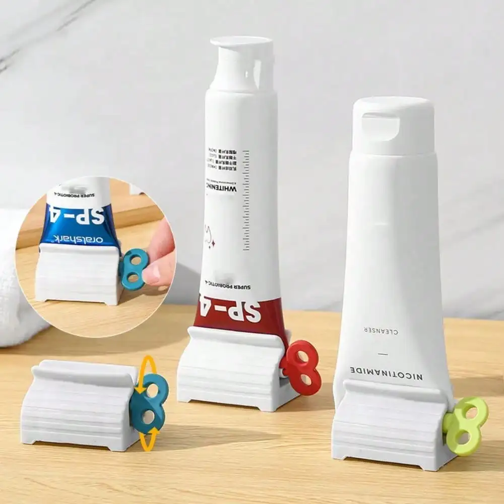 1 Stück Rolling Tube Zahnpasta Squeezer Zahnpasta Sitzhalter Ständer Drehen Zahnpasta Spender für Badezimmer