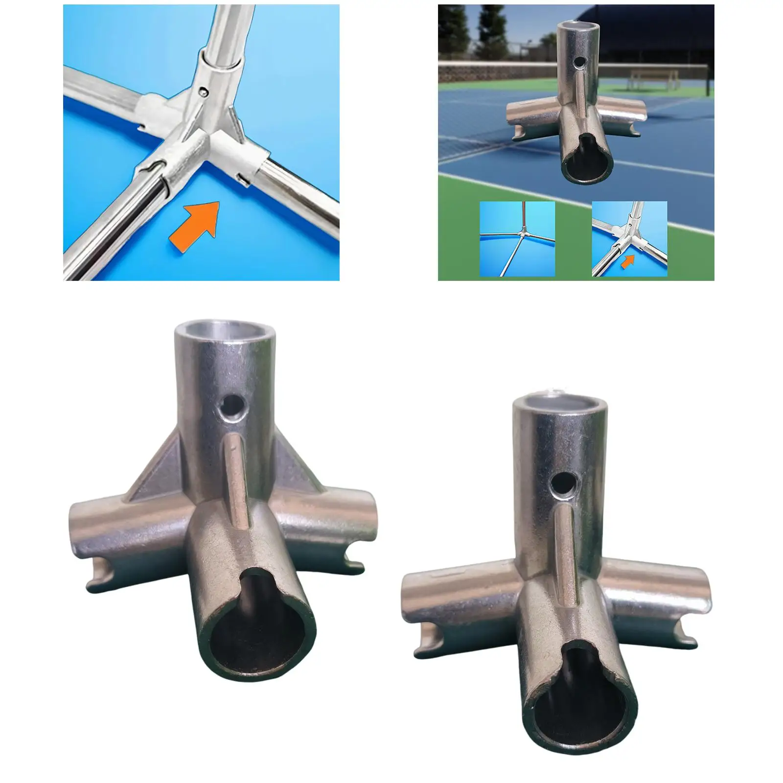 موصل شبكة كرة الريشة خفيف الوزن يحل محل سبائك الألومنيوم للفناء الداخلي والخارجي والرياضة والحديقة وألعاب الشاطئ والترفيه