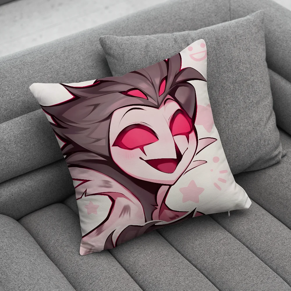 H-HelluvaS-S Anime B-Boss Pillow Case Soft Cushion Cases for Farmhouse Sofa Decor Home Decorations and Protector