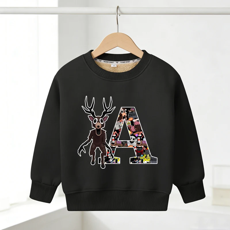 99 ليال في الغابات لامب بلوزة من الصوف أنيمي رسالة A-Z نمط علوي الشتاء في الهواء الطلق يندبروف معطف دافئ هدية عيد ميلاد