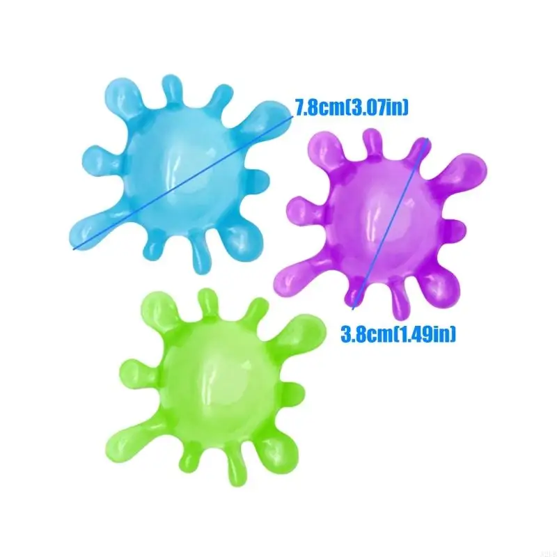 Ball Shaped Squeeze Toy Durable TPR For Anxiety Relief School Home Use A2UB