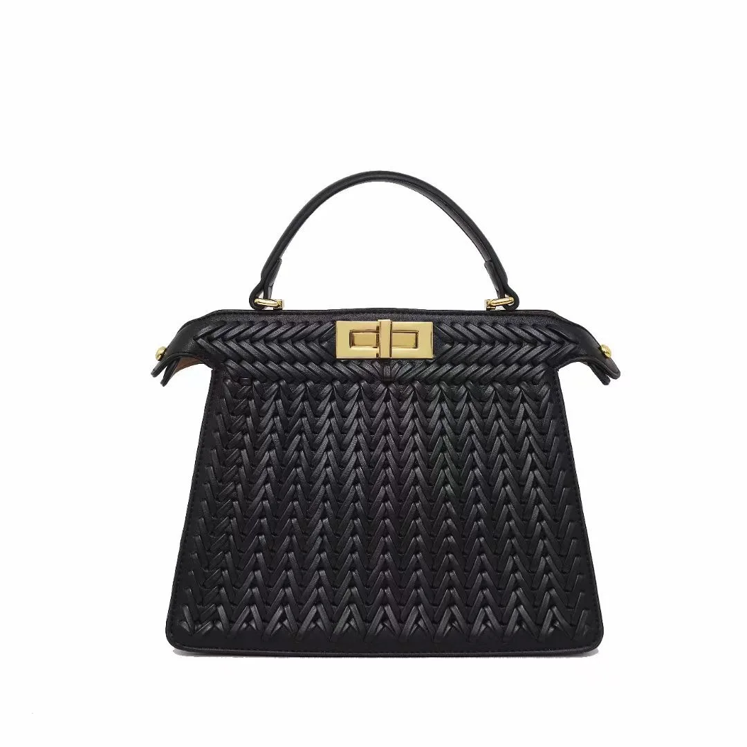 

2025 Boho Woven Crossbody Bag, Soft Leather Mini Purse Adjustable Strap Magnetic Closure Day to Night Essentials