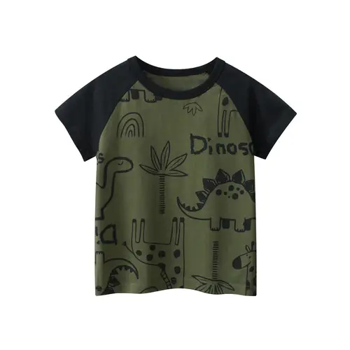 2025 Children Cartoon T-Shirts Cute Clothes for Boy 100% Cotton Bear Dinosaur Kids Girls Short Sleeve Casual Sport Top Tees - Image 13