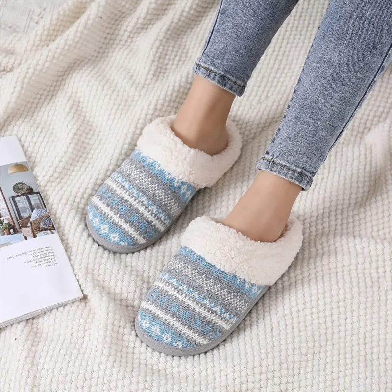 

Asgard Winter Plush Fur Slippers For Women Men Indoor House Fluffy Cozy Fur Slippers Adult Warm Plush Casual Home Cotton Shoes