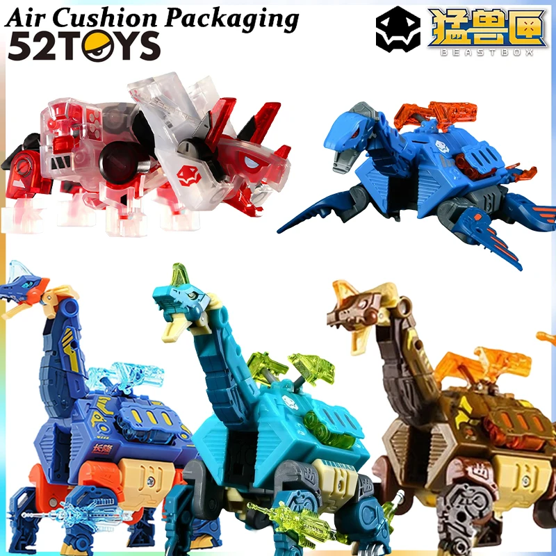 

52TOYS Оригинальная серия BEASTBOX: Трансформируемая фигурка древнего динозавра Delta End Mechanical Brachiosaurus, модель игрушки