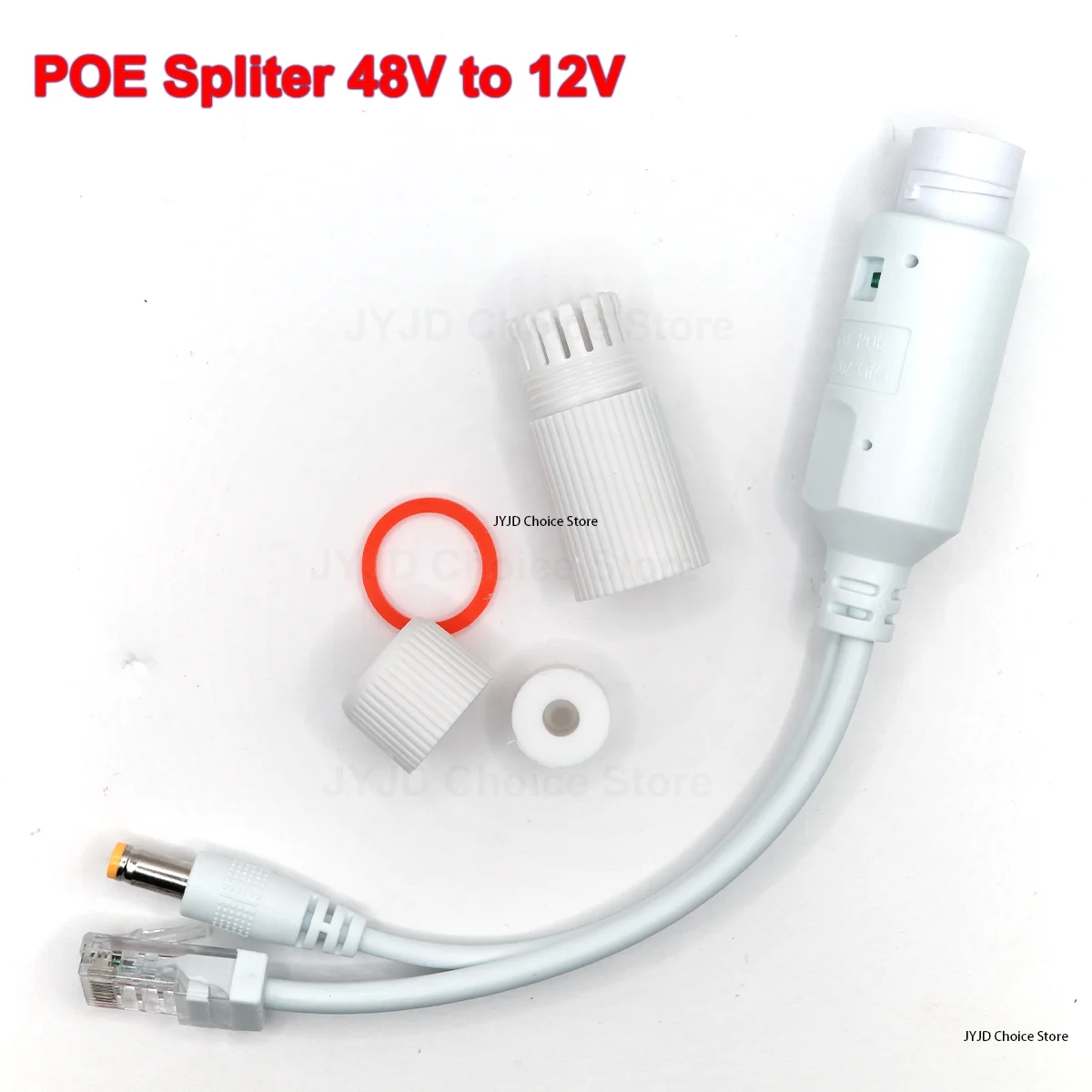 POE Spliter 48V to 12V Waterprrof Video And Power Adapter Cable Supply Module Injector Extender for IP Camera Splitter Net AP
