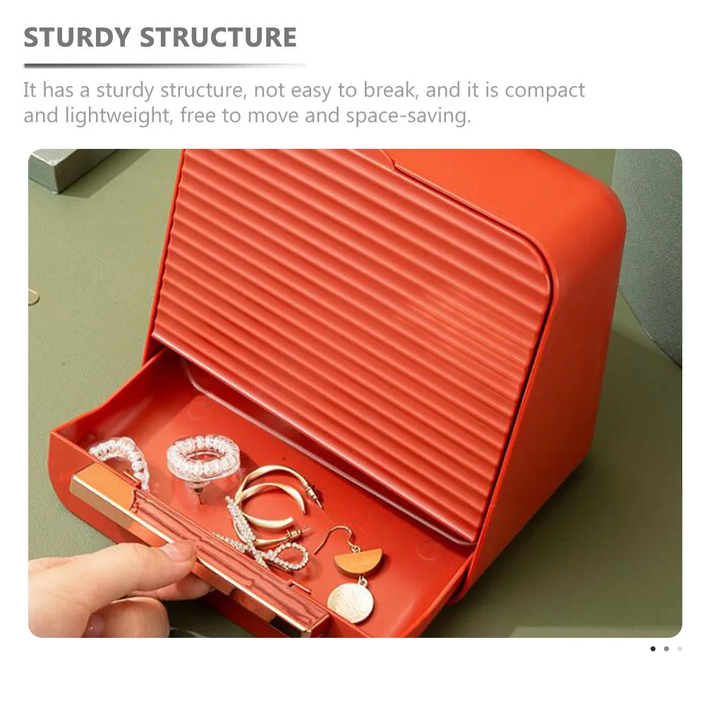 

Lipstick Storage Box Desktop Holder Bathroom Cabinet Dustproof Organizer Abs Cosmetics Organizing Rack Easy Use