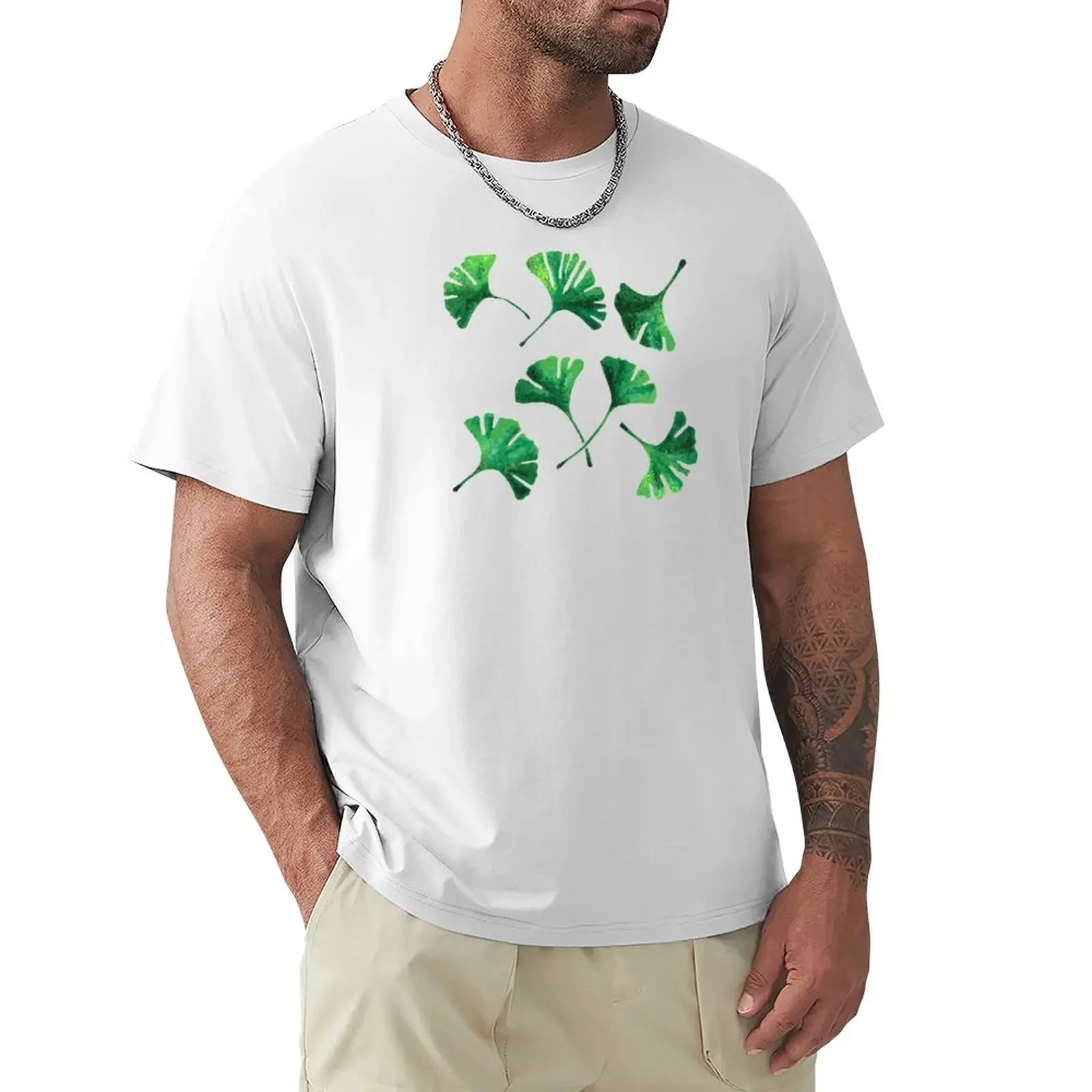 Ginkgo Leaves T-shirt sublime vintage clothes sweat plain mens funny t shirts