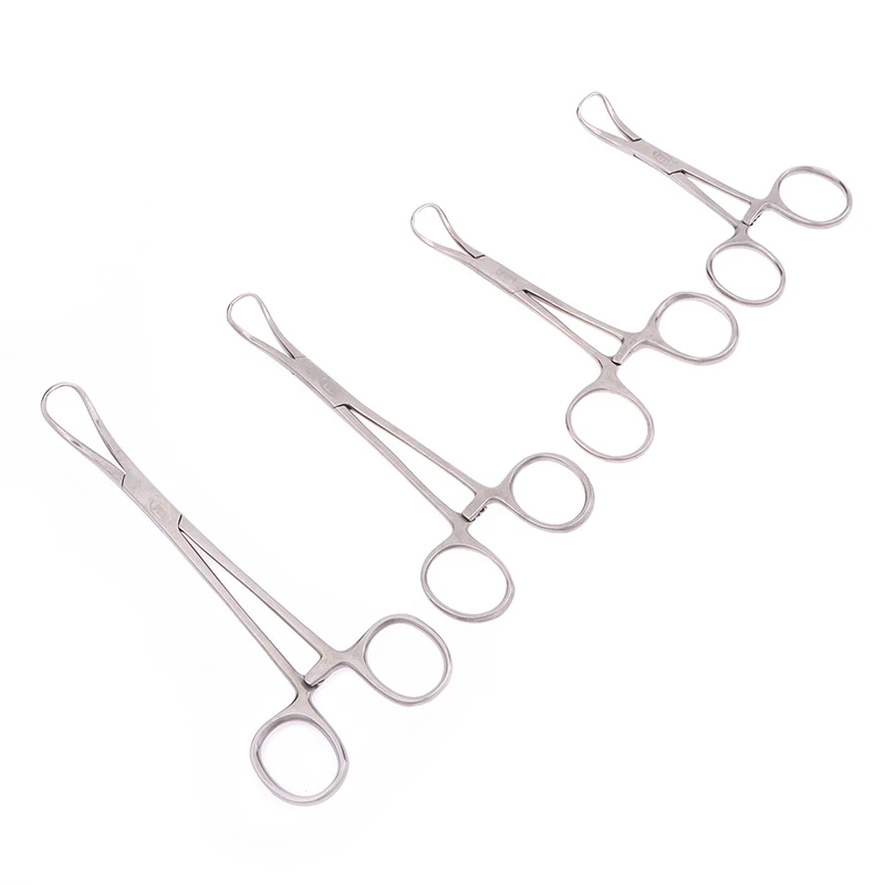 Dental Surgical Tweezers Cloth Towel Clamp Forceps 9/11/14/16cm Pointed Napkin Pliers Stainless Steel Orthopedics Instruments