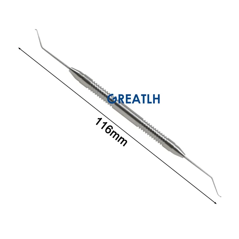 GREATLH-Hachoir Phprogressif à Tête Incurvée en Acier Inoxydable, Double Extrémité Seibel, Oeil Omique Dansant