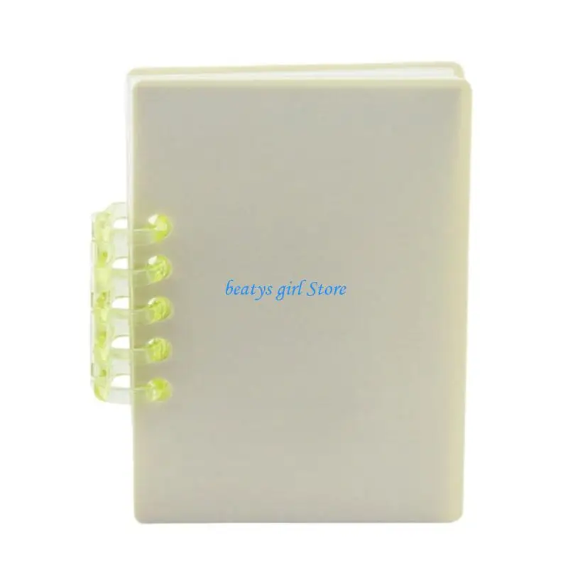 C7AB 5Pcs Removable Rings Binder Notebook Smooth Writing Recycled Paper Refillable Planner Notebook For Students Write Use